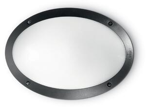 MEDEA-1 AP1 venkovní přisazené svítidlo 1x E27 23W bez zdroje 33cm oválné IP66, černé