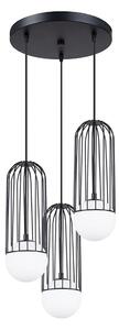 Sollux SL.1336 - Lustr na lanku BRINA 3xG9/8W/230V černá