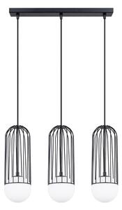 Sollux SL.1334 - Lustr na lanku BRINA 3xG9/8W/230V černá