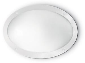 MEDEA-1 AP1 venkovní přisazené svítidlo 1x E27 23W bez zdroje 33cm oválné IP66, bílé