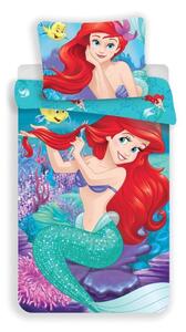 JERRY FABRICS Povlečení Ariel a rybka Bavlna, 140/200, 70/90 cm