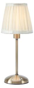Markslöjd 109126 - LED Stm. nab. stolní lampa ANNO 1xE14/2W/2000 mAh bílá/mosaz