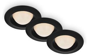 Briloner 7056-035 - SADA 3x LED Koupelnové podhledové svítidlo LED/3W/230V IP44