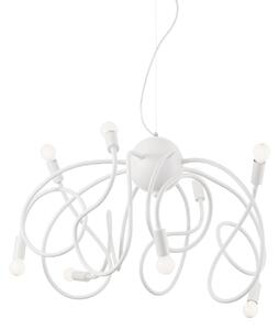 MULTIFLEX SP8 závěsné svítidlo 8x E14 40W bez zdroje 60cm IP20, bílé