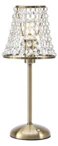 Markslöjd 109125 - LED Stm. nabíjecí stolní lampa LIORA 1xE14/2W/2000 mAh mosaz