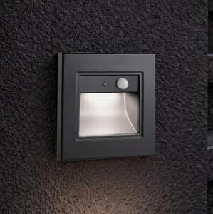 Brilagi - LED Schodišťové svítidlo se senz. STEP LIGHT LED/1,5W/230V IP44 černá