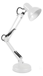 Stolní lampa AURIQ 1xE27/60W/230V bílá