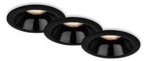 Briloner 7042-035 - SADA 3x Koupelnové podhledové svítidlo 1xGU10/9W/230V IP23