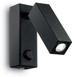 PAGE AP1 nástěnné bodové LED svítidlo 3W 145lm 3000K IP20 hranaté, černé
