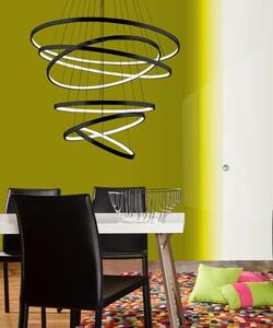 WHEEL závěsné svítidlo LED 140W8400lm 3000K IP20, chromové
