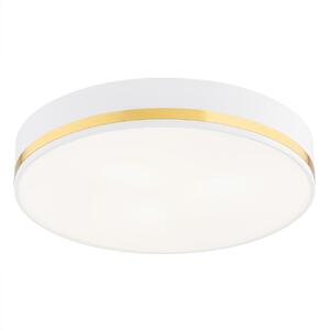 Argon Amore nástěnné svítidlo 2x15 W bílá-zlatá 7034