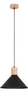 Sollux SL.1320 - Lustr na lanku JAGA 1xE27/15W/230V pr. 30 cm černá