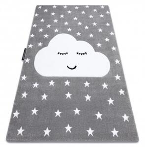 Koberec PETIT CLOUD OBLÁČEK HVĚZDY šedý