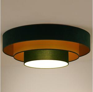 Duolla - LED Stropní svítidlo LUNETA LED/26W/230V pr. 60 cm 4000K zelená/zlatá