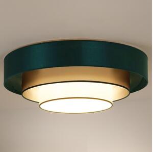 Duolla - LED Stropní svítidlo LUNETA LED/26W/230V pr. 60 cm 4000K zelená/zlatá