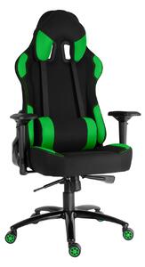 Herní židle RACING PRO ZK-025 XL TEX Barva: černo-zelená