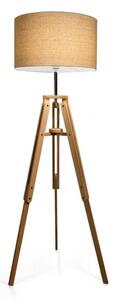 KLIMT PT1 stojací lampa 1x E27 60W bez zdroje 161cm IP20, přírodní dřevo