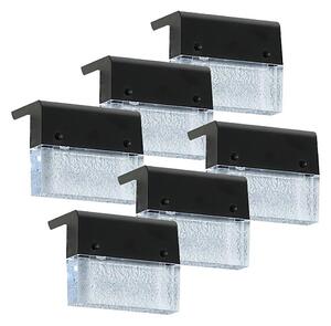Immax 08501C - SADA 6x LED RGB Solární nástěnné svítidlo LED/1W/1,2V 3500K IP65