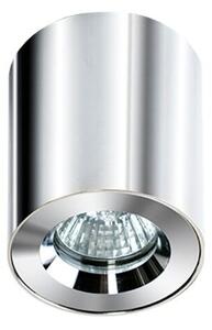 Aro venkovní stropní svítidlo 1x GU10 50W bez zdroje 8cm kulaté IP54, chromové