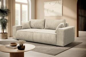 ROZKLÁDACÍ POHOVKA, textil, béžová MID.YOU - Rozkládací pohovky, Online Only