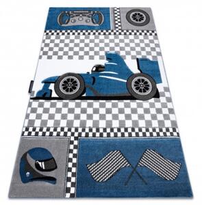 Koberec PETIT RACE FORMULE 1 AUTO nebeský