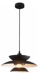 Lustr na lanku BERIT 1xE27/20W/230V černá