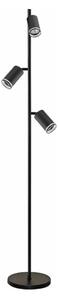 Stojací lampa PARIS 3xGU10/12W/230V černá