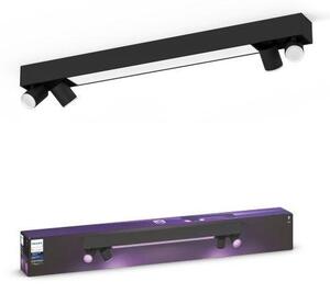 PH 50607/30/P7 Hue LED White and Color Ambiance Stropní bodové svítidlo Philips Centris BT 50607/30/P7 40W + 4x5,7W GU10, 4000lm, 2000K-6500K, RGB, IP20, černé - PHILIPS HUE (915005928701)
