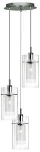 Searchlight 2300-3 - Lustr na lanku DUO 3xE14/60W/230V chrom