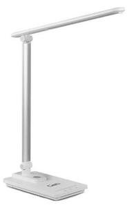 LED Stmívatelná stolní lampa s USB LED/9W/230V 3000K/4000K/5500K bílá