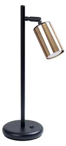 Sollux SL.1389 - Stolní lampa WINX 1xGU10/10W/230V černá/zlatá