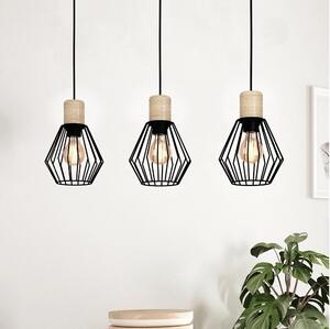 Eglo 44094 - Lustr na lanku PALMORLA 3xE27/60W/230V