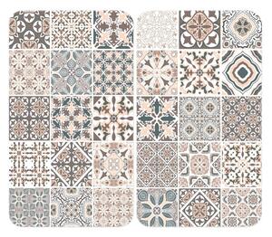 Sada 2 skleněných krytů na sporák Wenko Universal Tile