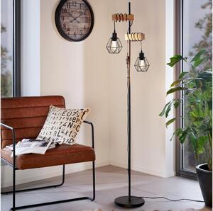Eglo 44081 - Stojací lampa TOWNSHEND 2xE27/60W/230V - FSC certifikováno
