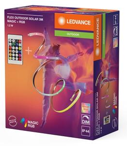 Ledvance - LED RGB Stmívat. solární pásek FLEX 3m LED/1,2W/3,7V IP44 + DO