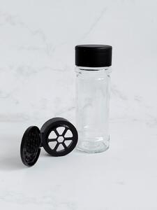 Kořenka skleněná NIKO 120 ml s odklápěcím víčkem a šejkrem (7 otvorů)
