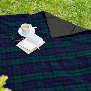 Pikniková vlněná deka Eventer Black Watch 170 x 137 cm Tweedmill