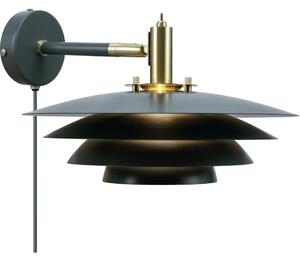Nordlux - Nástěnné svítidlo BRETAGNE 1xG9/25W/230V antracit