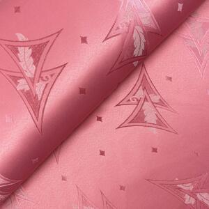 Dekorační látka Sabrina růžová geometrie - šířka 160 cm, metráž