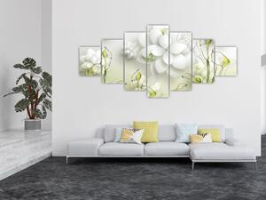Obraz s květy (210x100 cm)