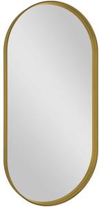Sapho, AVONA oválné zrcadlo v rámu 50x100cm, zlatá mat, AV500G