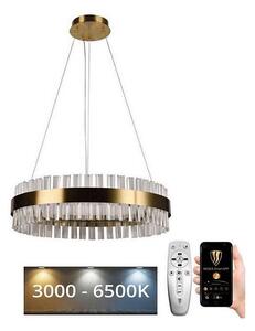 Brilagi - LED Stmívatelný křišťálový lustr na lanku HALO LED/40W/230V + DO