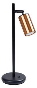Sollux SL.1381 - Stolní lampa WINX 1xGU10/10W/230V černá/měď