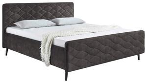 ČALOUNĚNÁ POSTEL, 180/200 cm, tmavě šedá MID.YOU - Manželské postele, Online Only