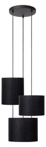 Lucide 45409/13/30 - Lustr na lanku MAYA 3xE27/40W/230V černá