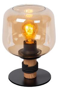 Lucide 45508/01/62 - Stolní lampa ILONA 1xE27/40W/230V černá/béžová