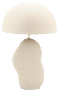 By-Boo Béžová kovová stolní lampa Aizu