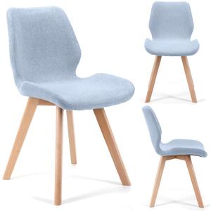 Jídelní židle Sivan (modrá) (4ks). 1069594