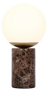Nordlux - Stolní lampa LILLY 1xE14/25W/230V mramor/hnědá