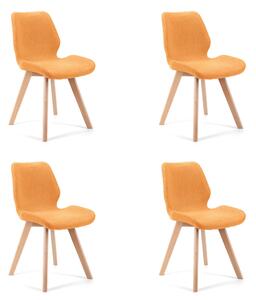 Jídelní židle Sivan (oranžová) (4ks). 1069599